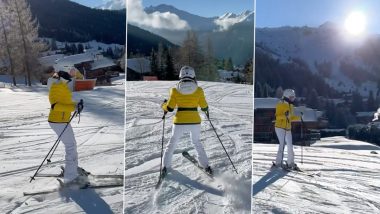 Samantha Ruth Prabhu Masters the Art of Skiing As She Holidays in the Snowy Switzerland (View Pic and Video)